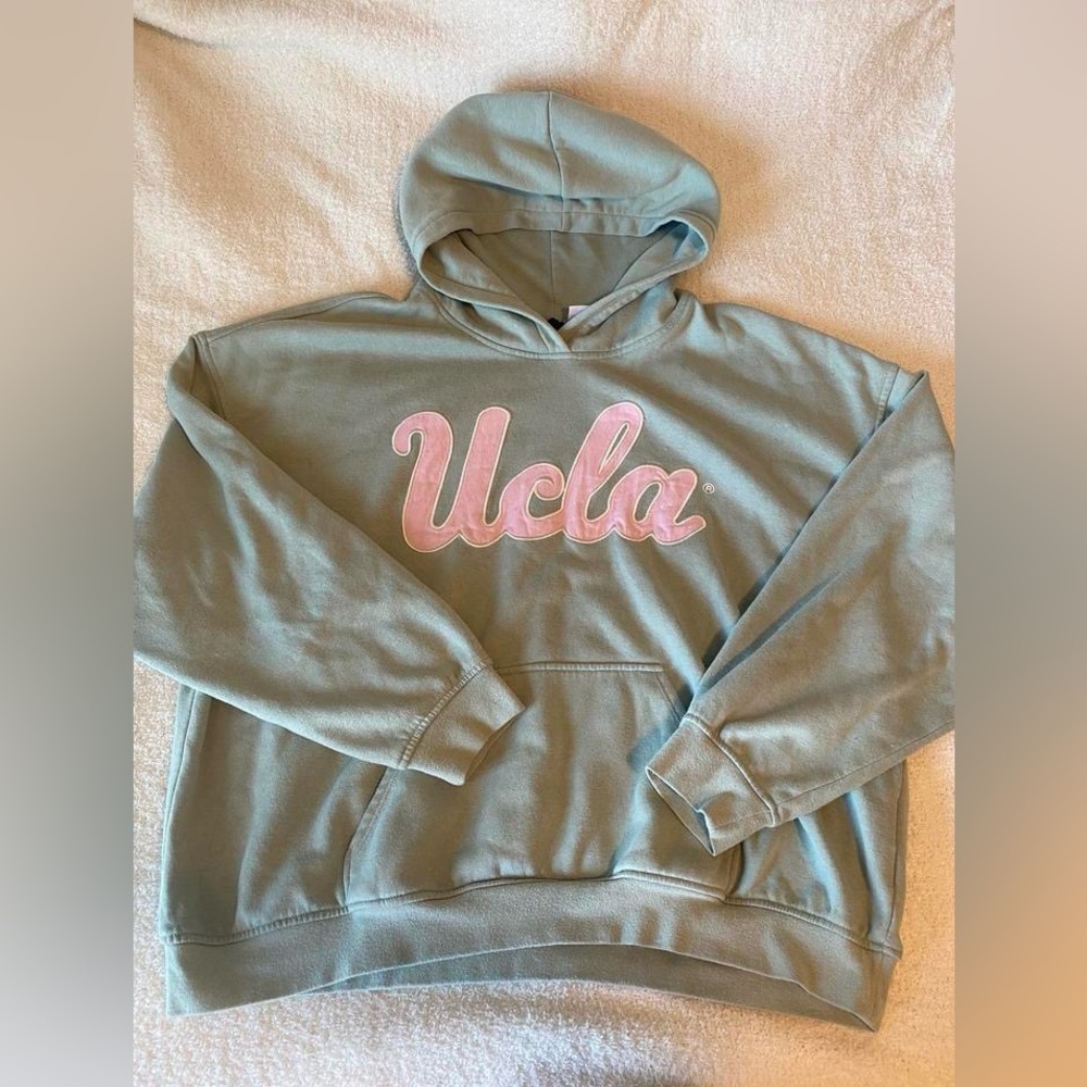 H&M UCLA pink & green hoodie!